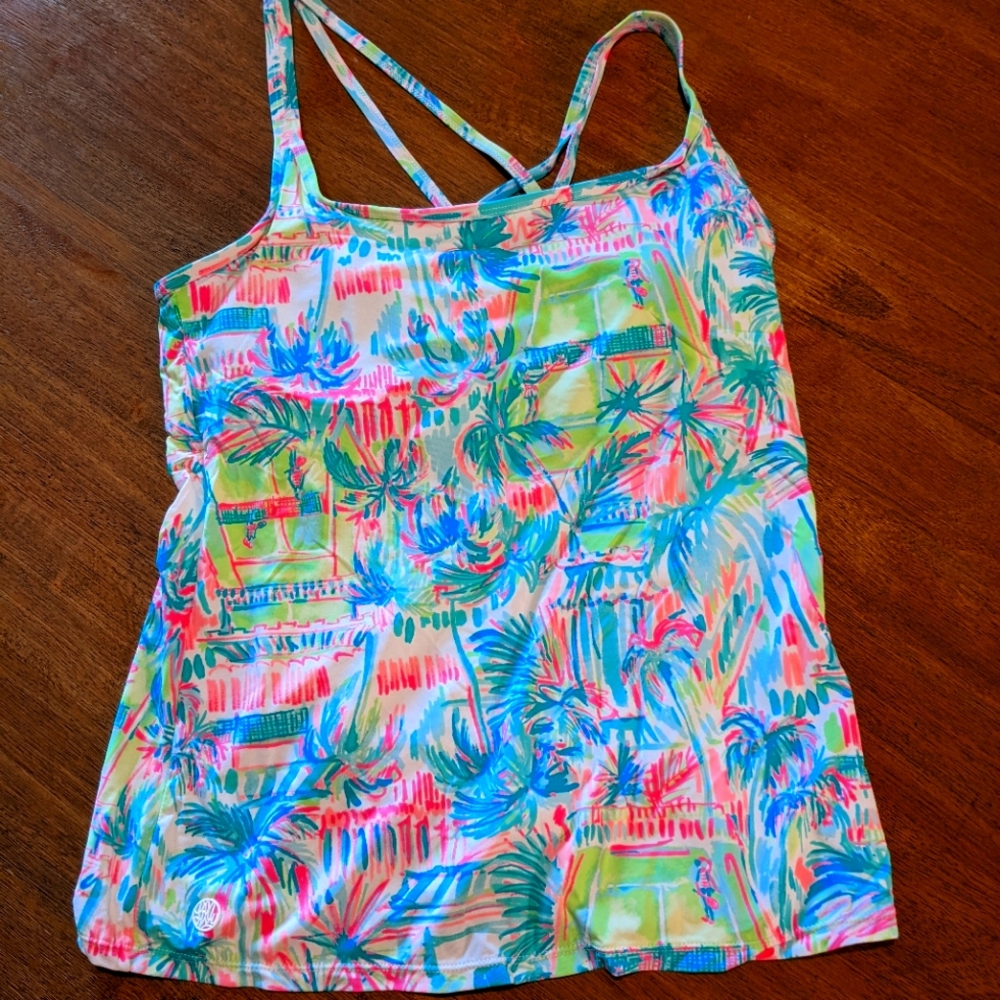 Lilly Pulitzer Luxletic Avida Tennis Bra Tank Top NEW with Tags